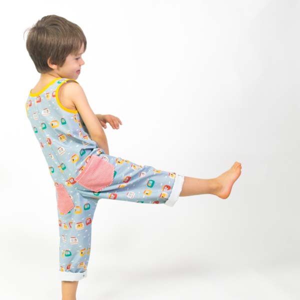 Arizona Button-Front Overalls