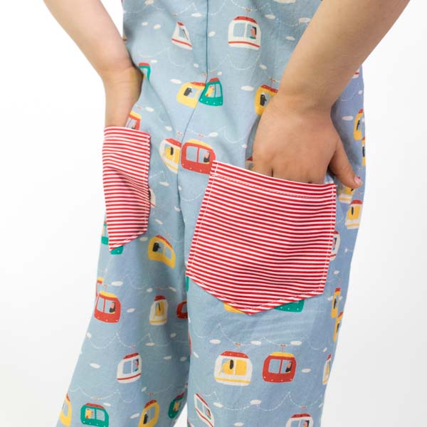 Arizona Button-Front Overalls