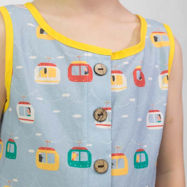 Arizona Button-Front Overalls