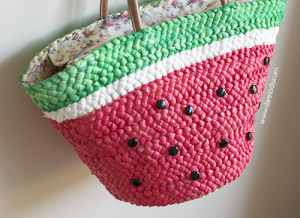 watermelon DIY bag
