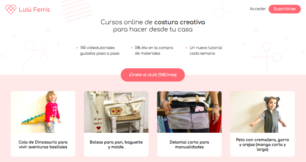 tutorials by category on Lulu Ferris