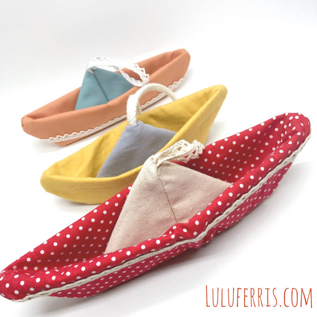decorative sewing origami boats