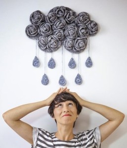 Creative crochet cloud