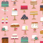pink cake fabrics