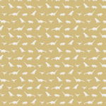 mustard and white dinosaur fabrics