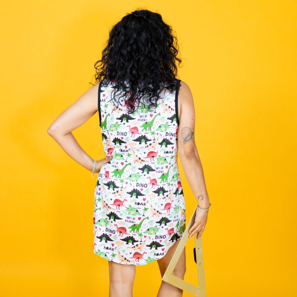 Zip-Front Smock