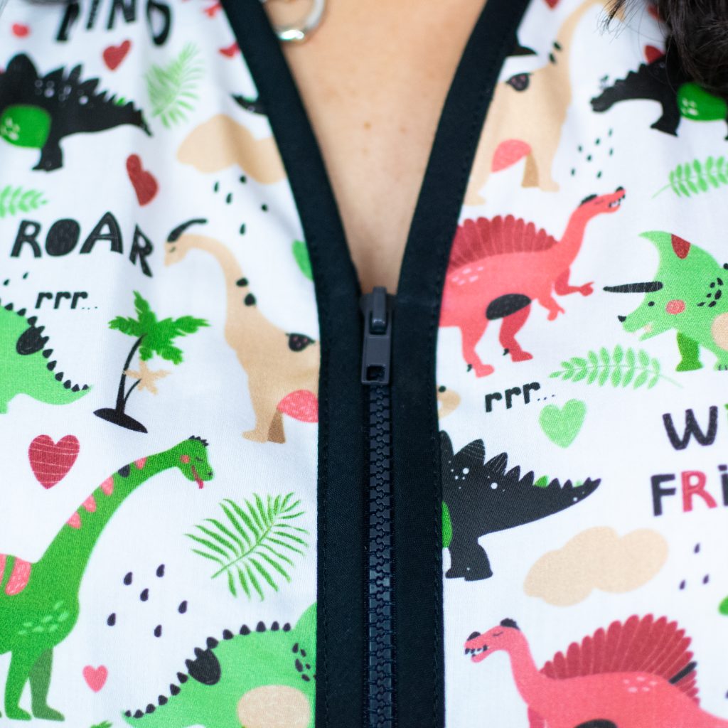 Zip-Front Smock