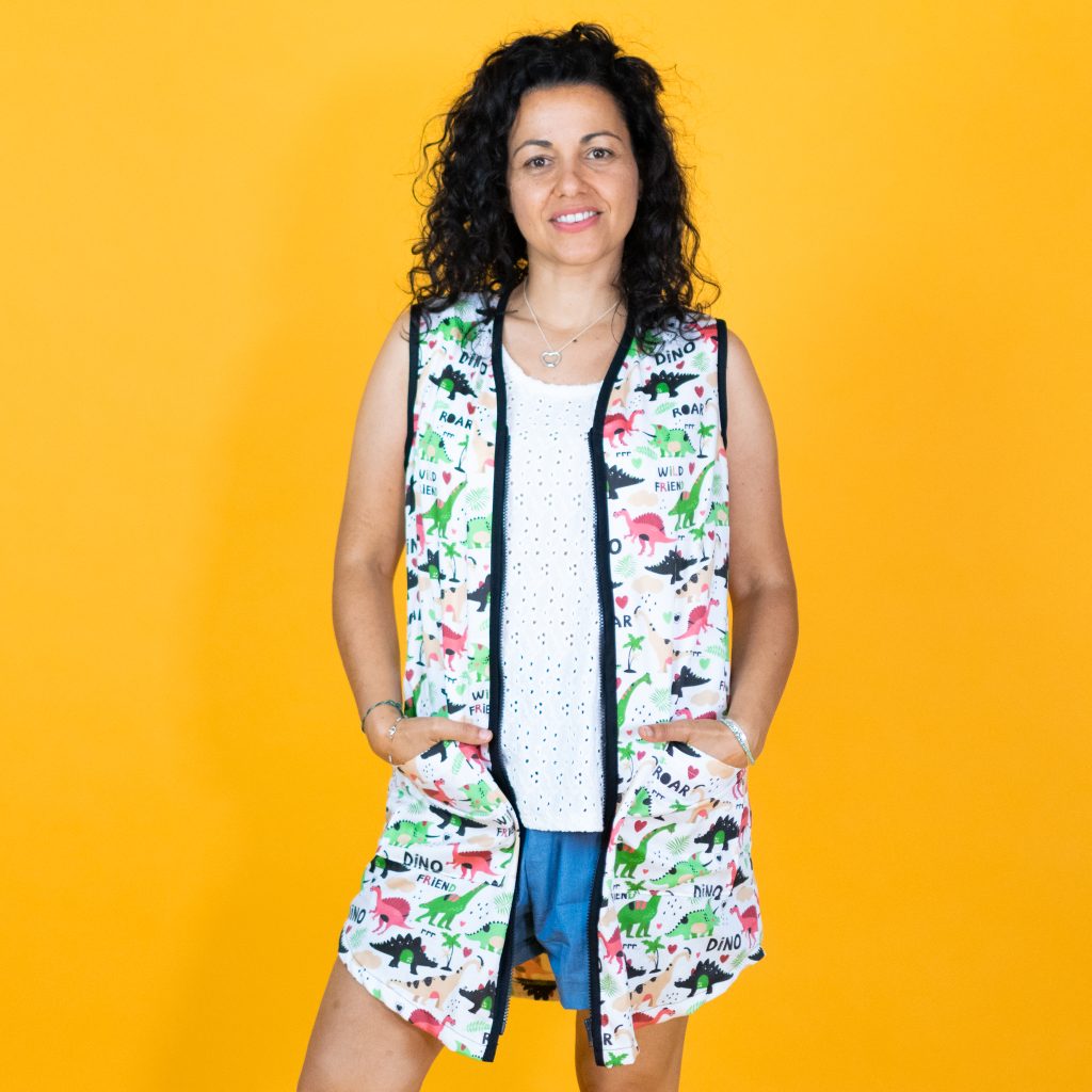 Zip-Front Smock