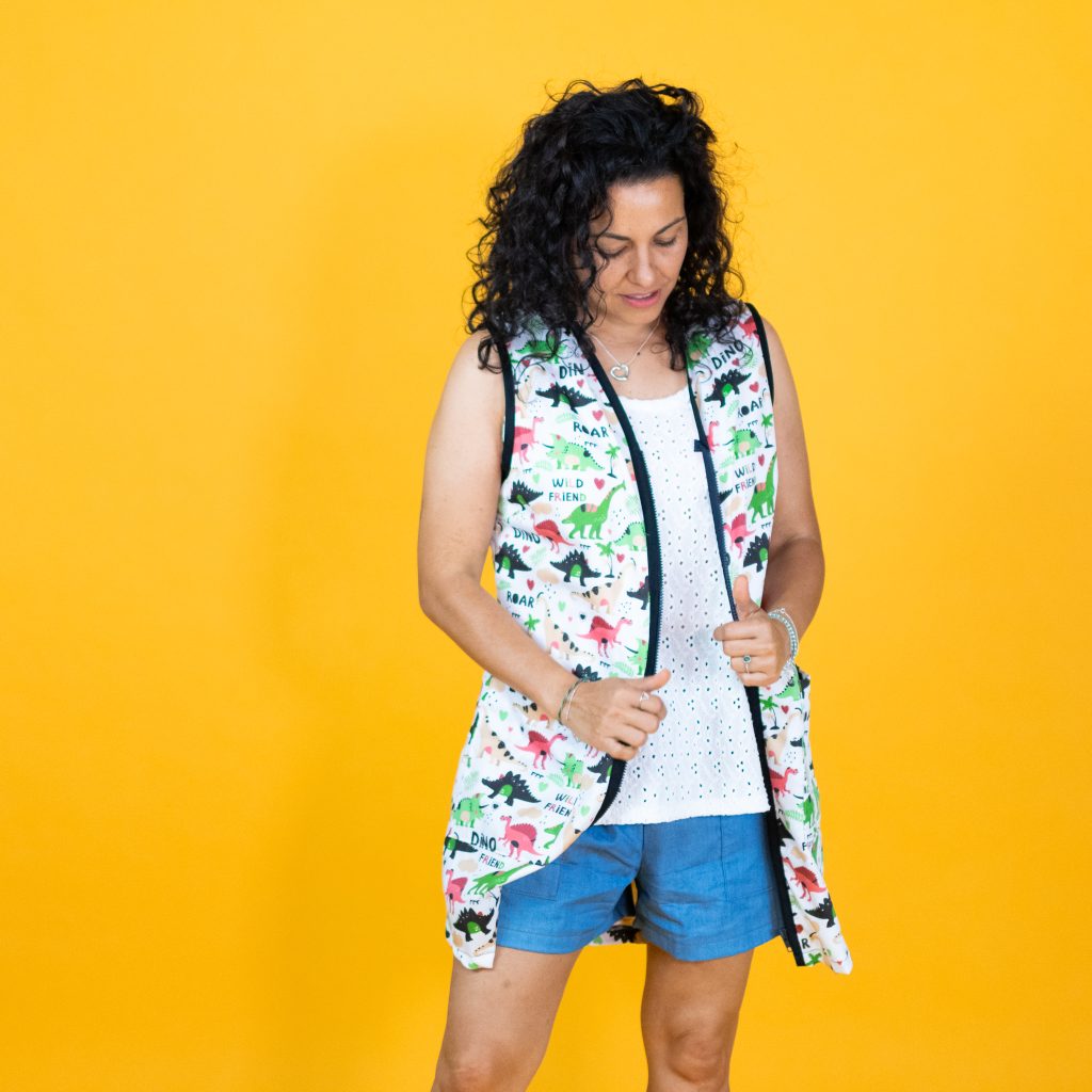 Zip-Front Smock