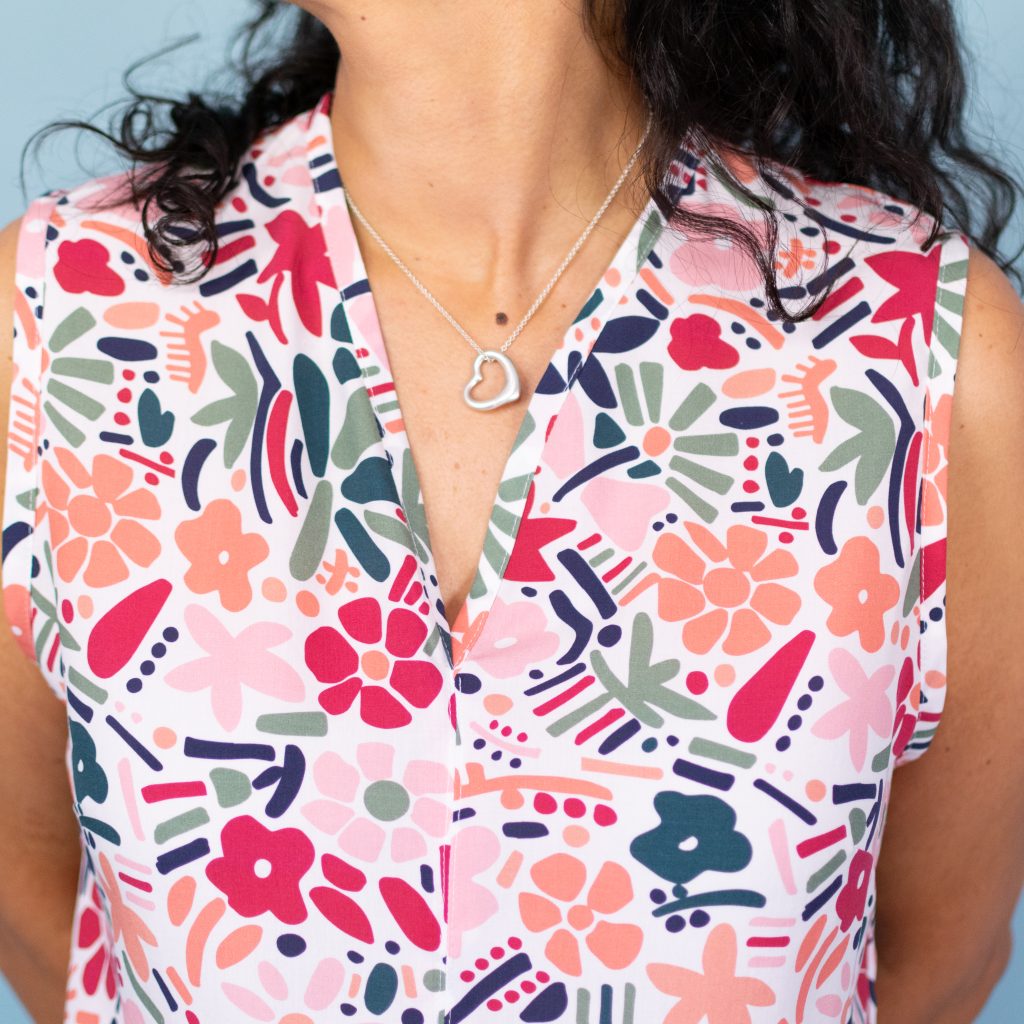 Zip-Front Smock