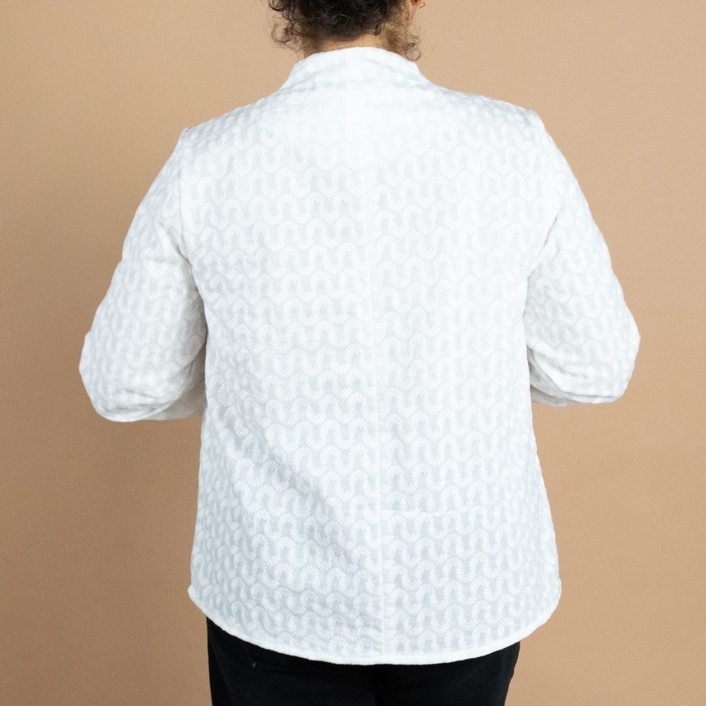 Lara Funnel-Neck Blouse