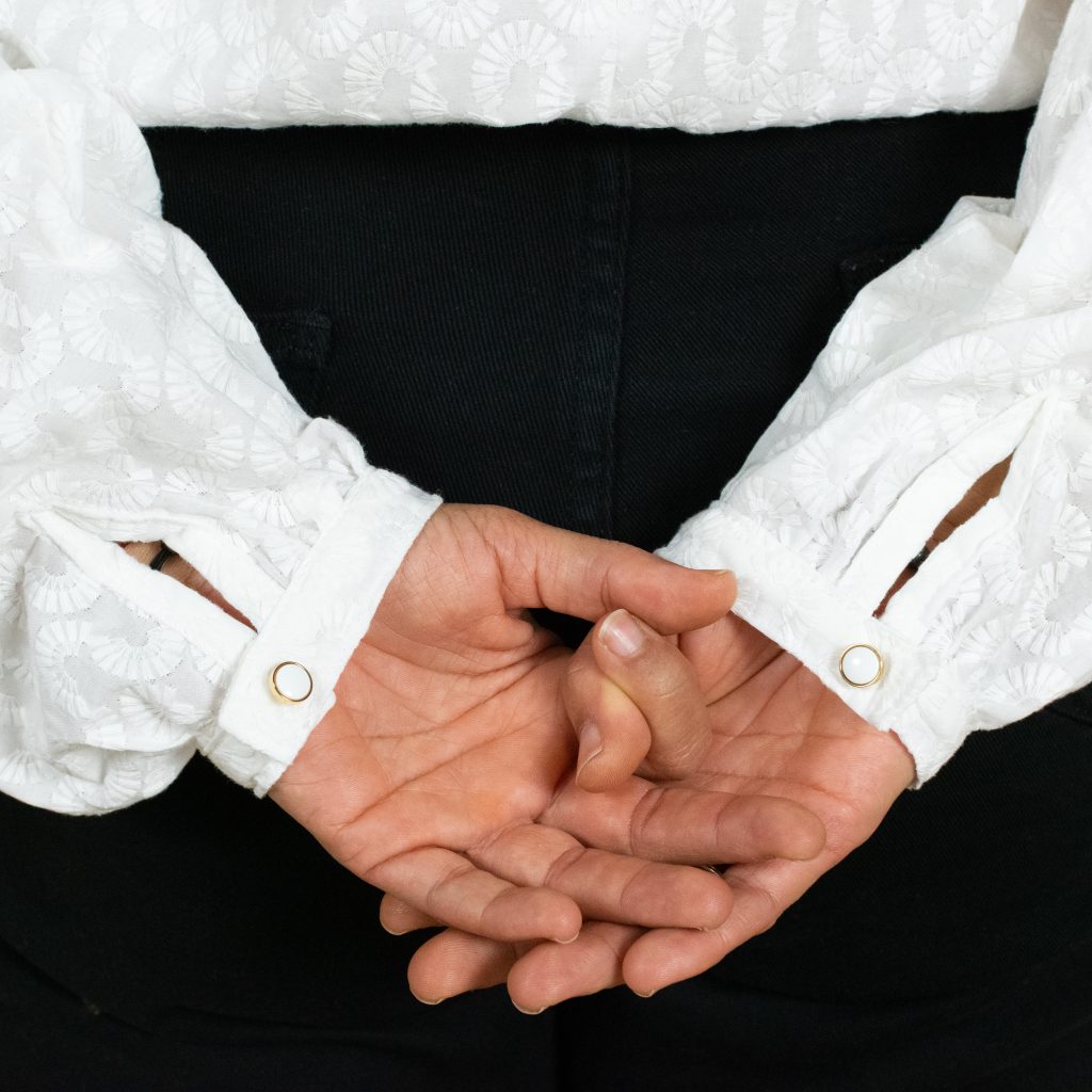 Lara Funnel-Neck Blouse