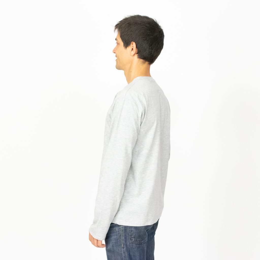 Basic Men’s T-Shirt with Short or Long Sleeves