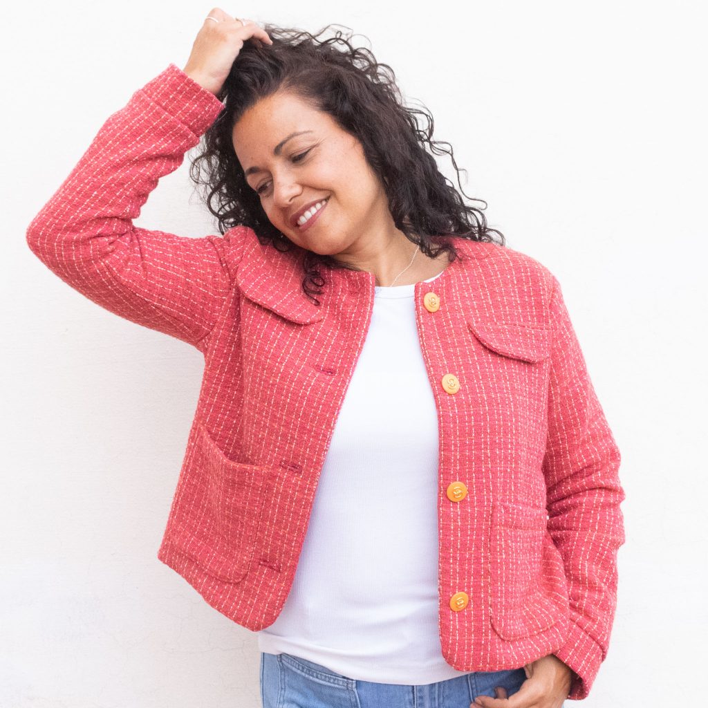 Camélia Cropped Jacket