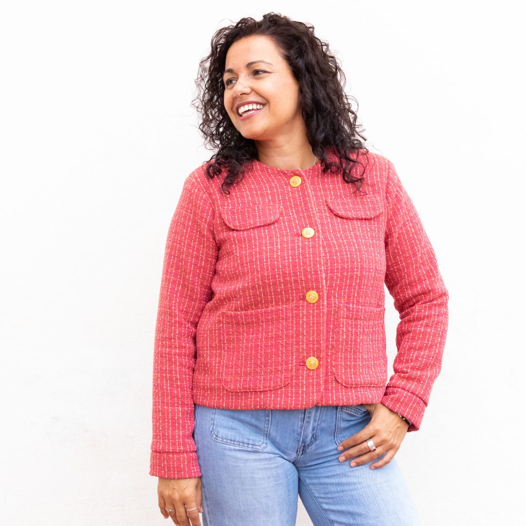 Camélia Cropped Jacket