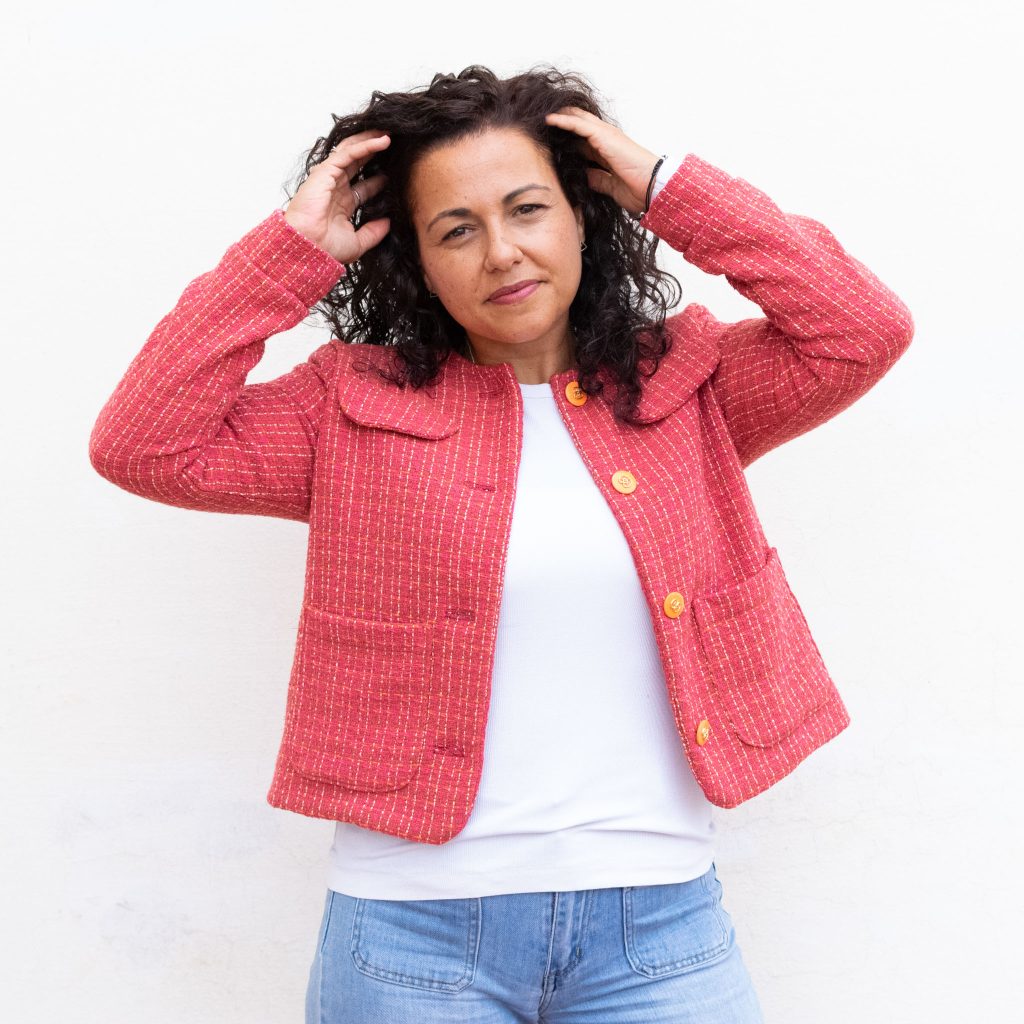 Camélia Cropped Jacket
