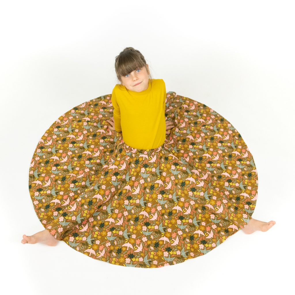 Full Circle Skirt for Girls and Women