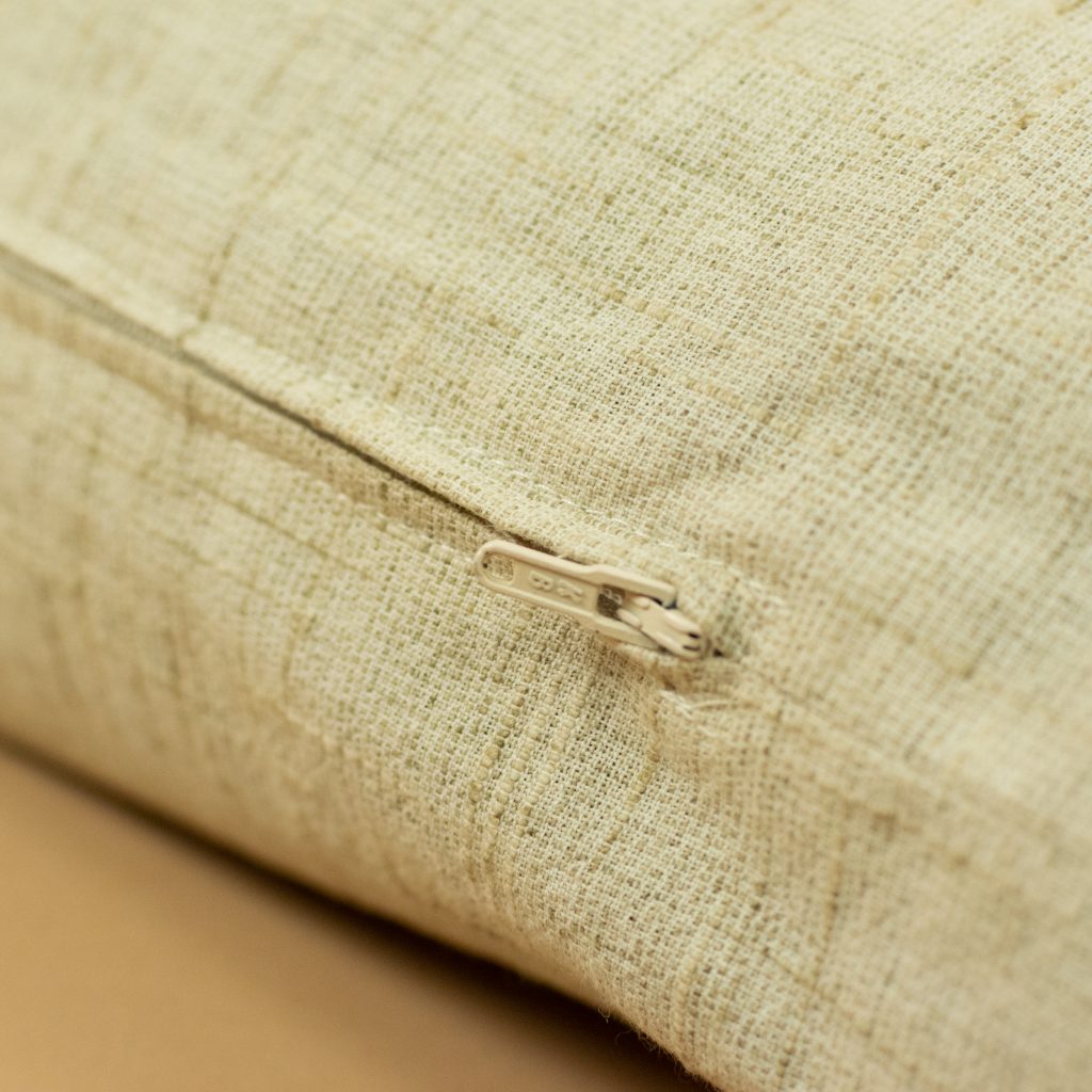 Zippered Pillow Cover with Optional Appliqué