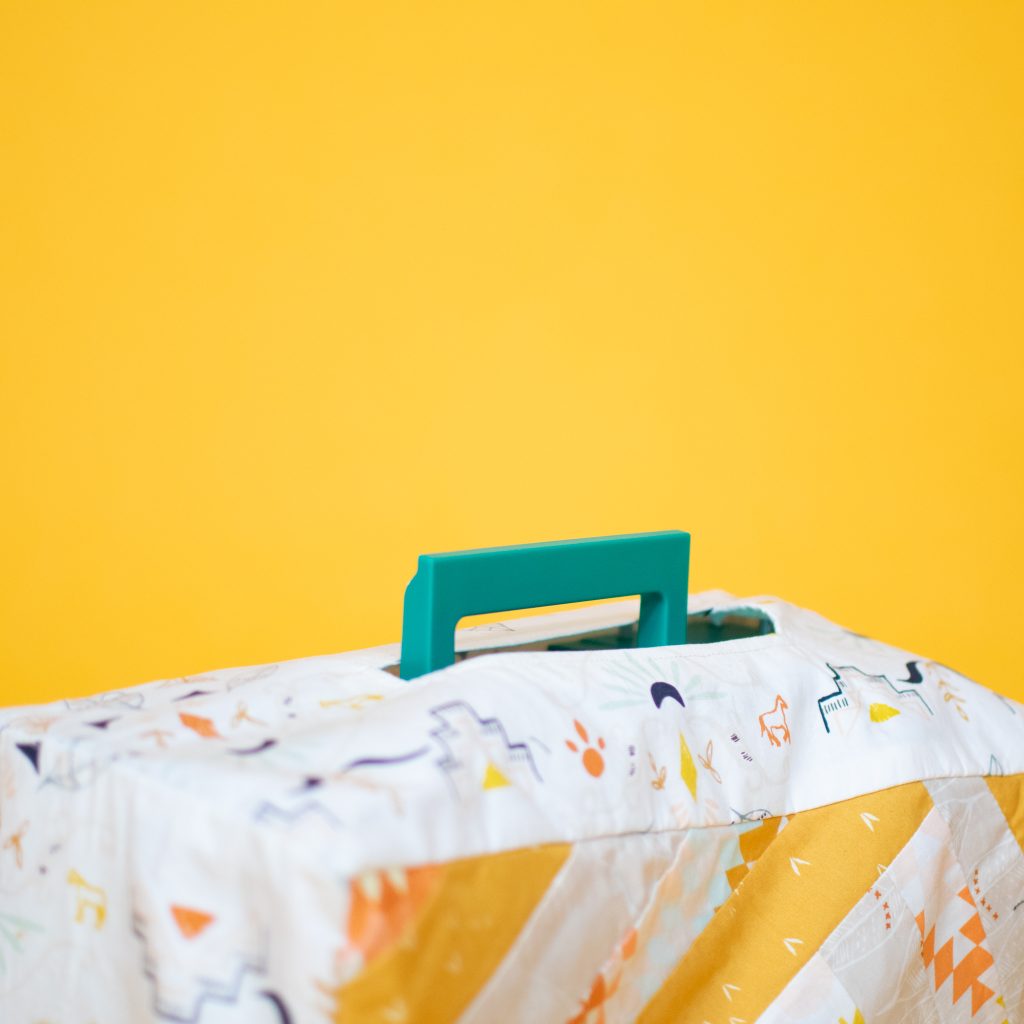 Sewing Machine Cover Using the Log Cabin Technique