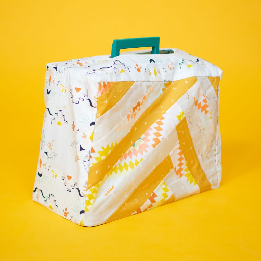 Sewing Machine Cover Using the Log Cabin Technique