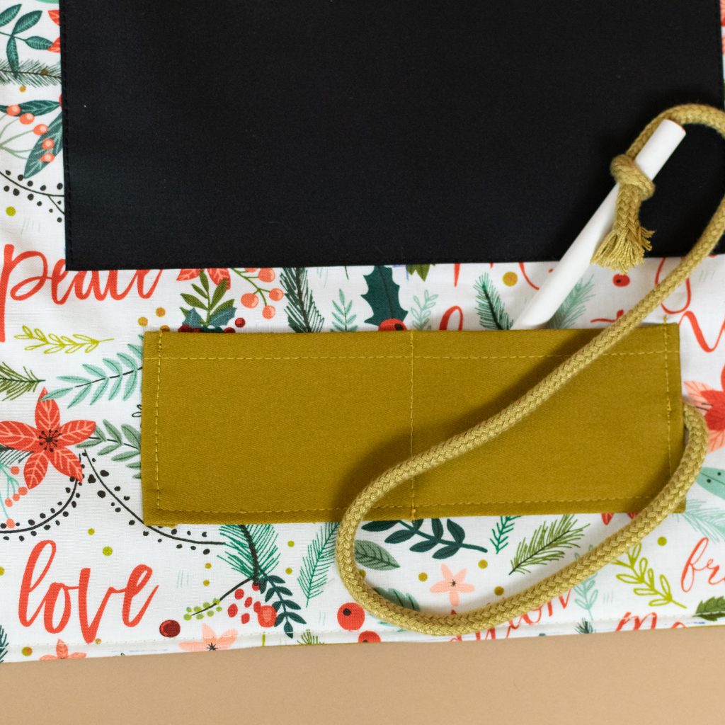 Chalkboard Fabric Christmas Tree (Gift List)