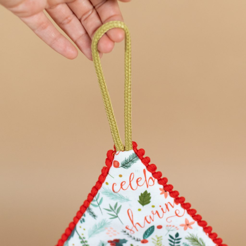 Chalkboard Fabric Christmas Tree (Gift List)