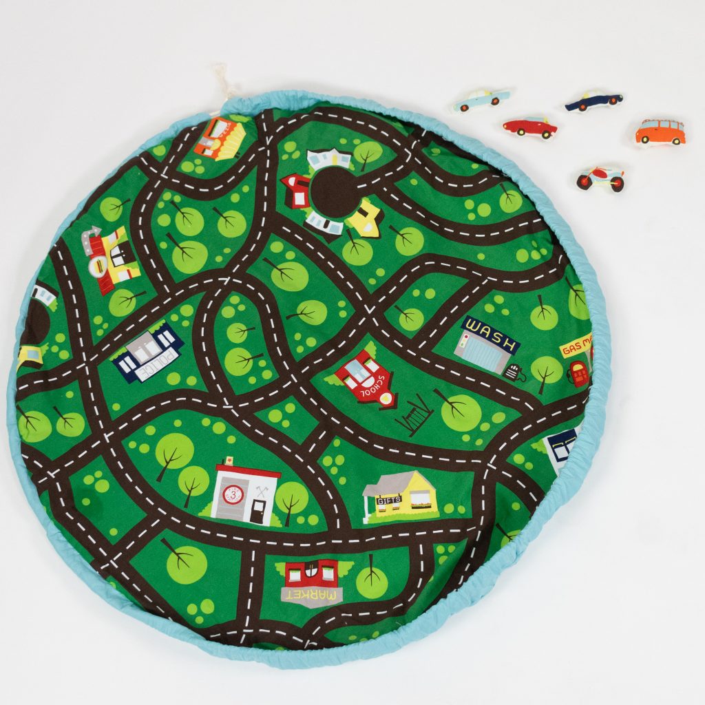 Drawstring Toy Storage Play Mat