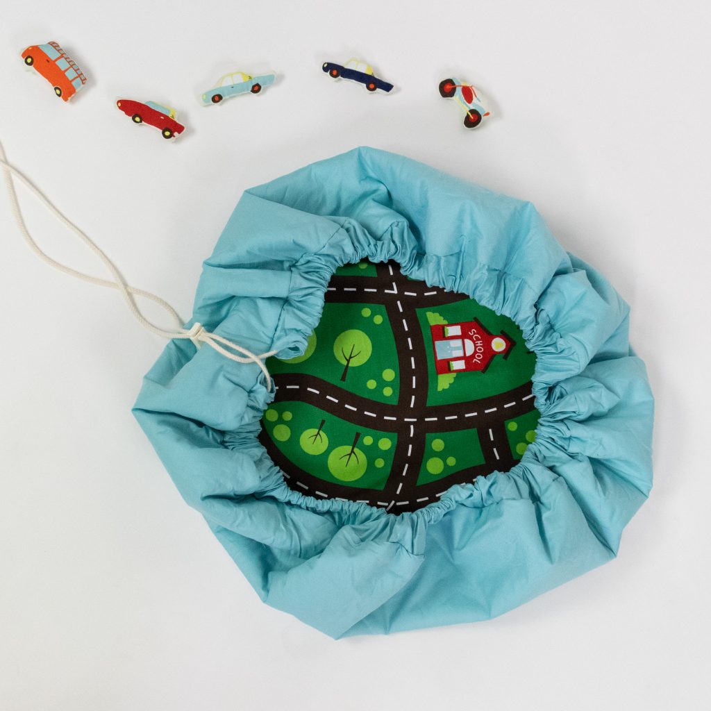 Drawstring Toy Storage Play Mat