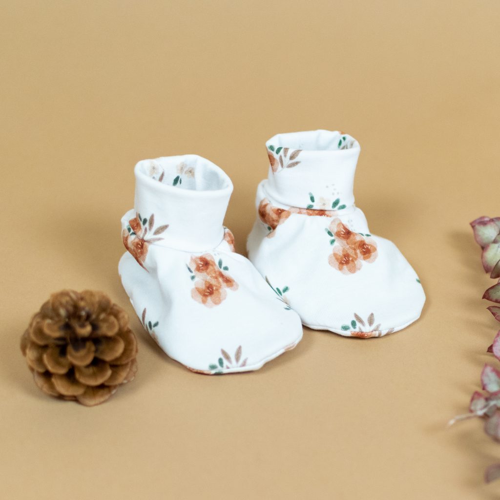 Cozy Reversible Baby Booties