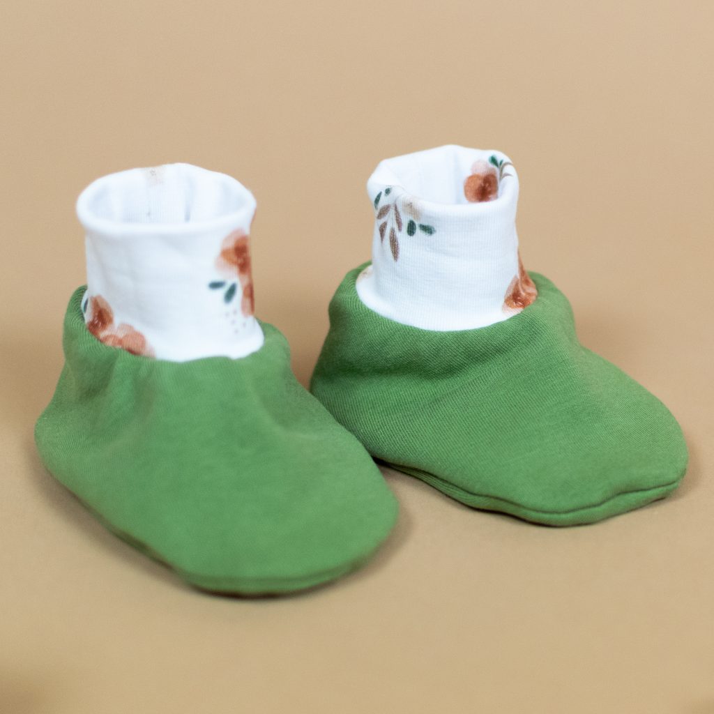 Cozy Reversible Baby Booties