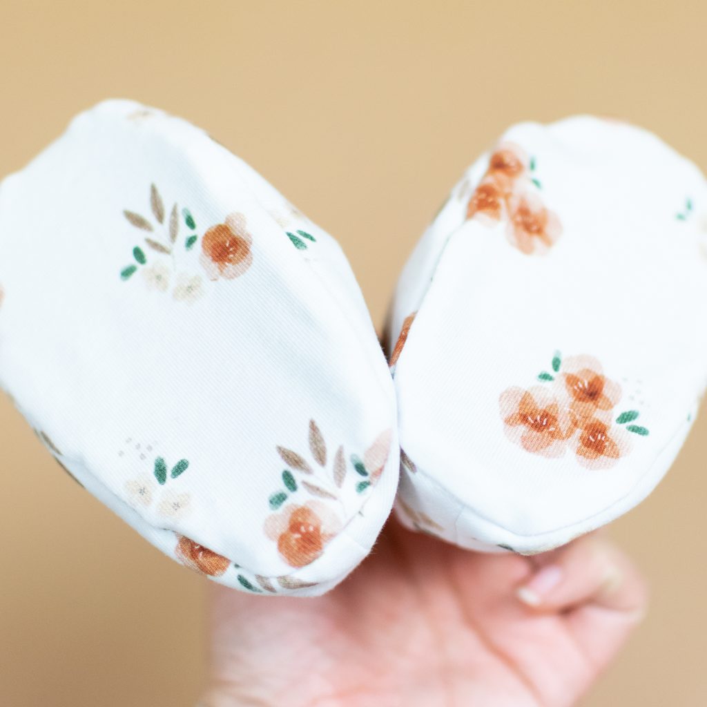 Cozy Reversible Baby Booties