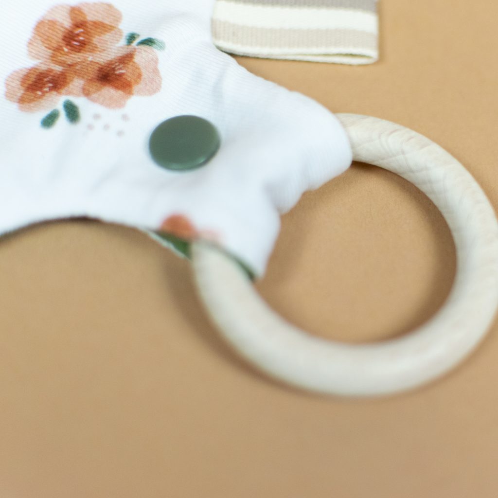 Star-Shaped Wooden Baby Teether