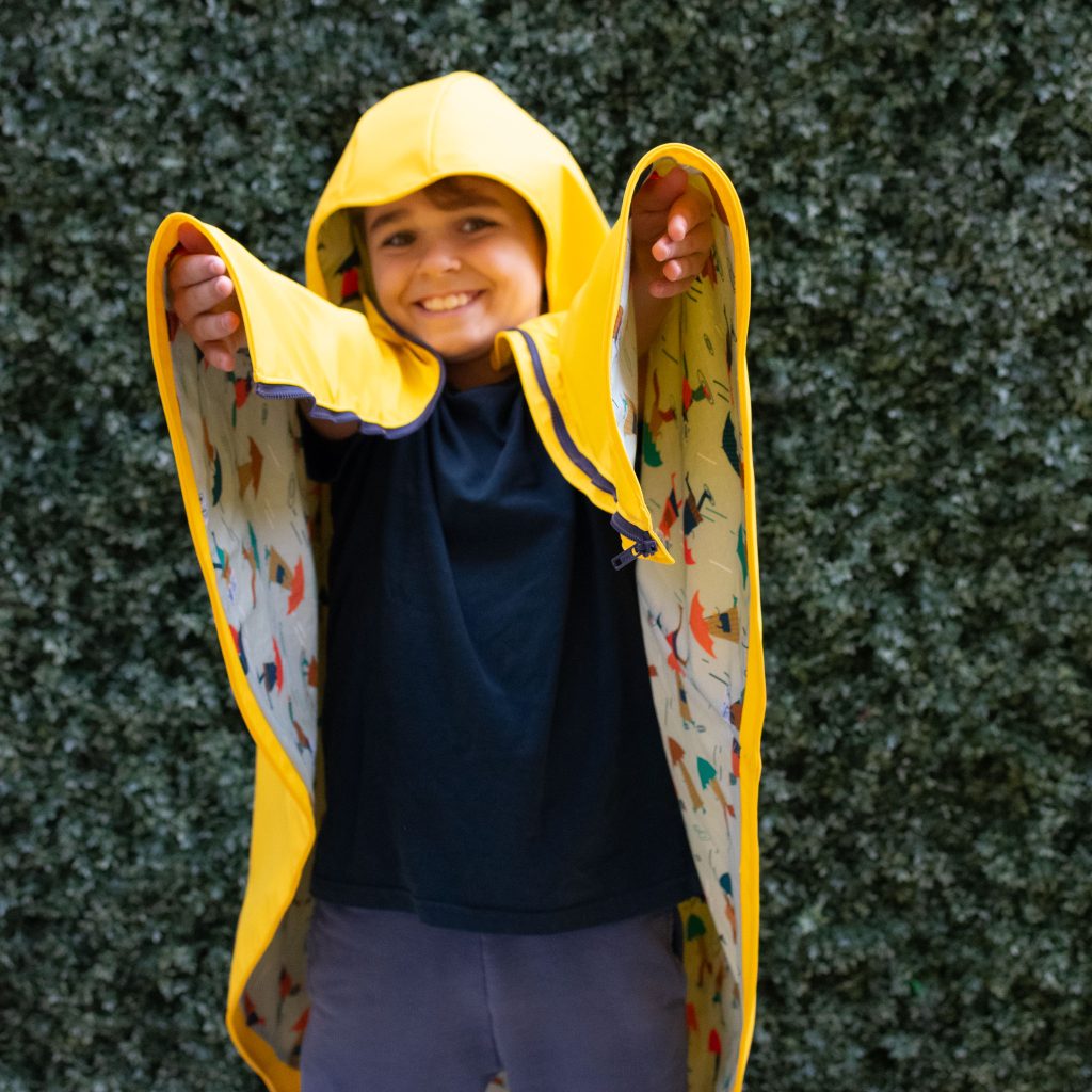 Kids’ Hooded Rain Poncho