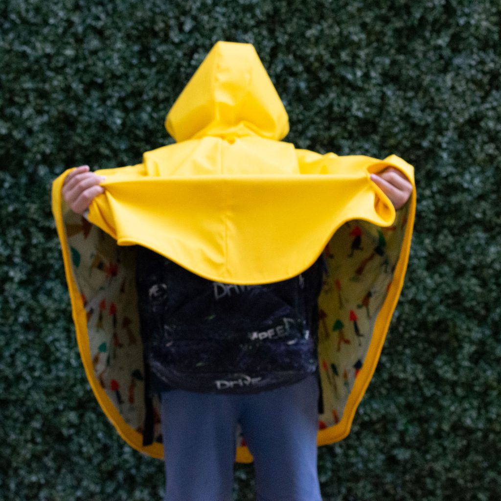 Kids’ Hooded Rain Poncho