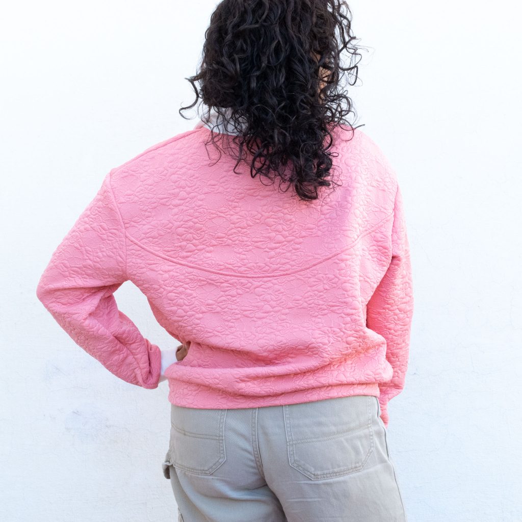 Inés Polo-Collar Sweatshirt