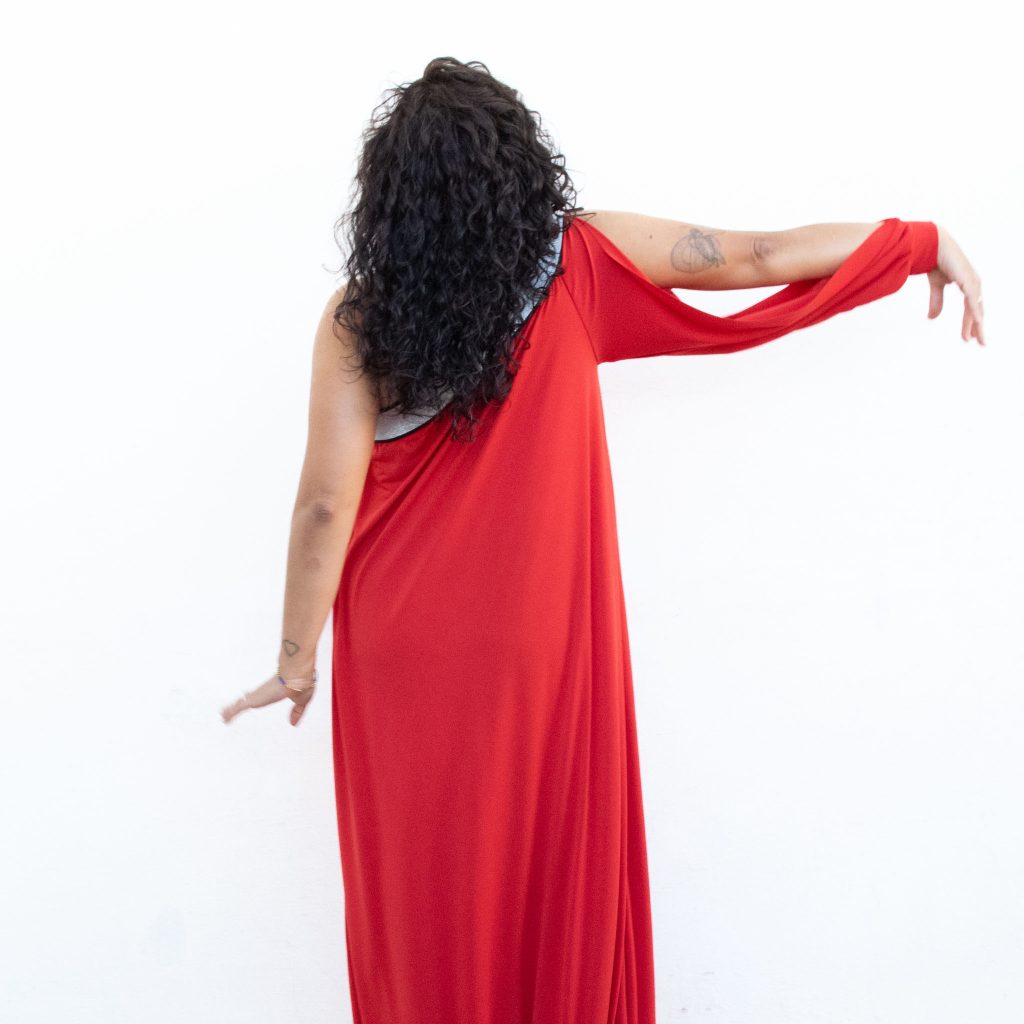Marta Asymmetric Party Dress