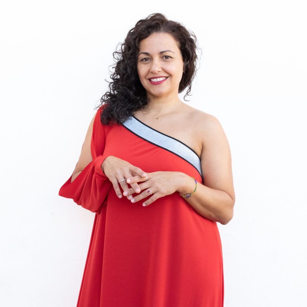 Marta Asymmetric Party Dress