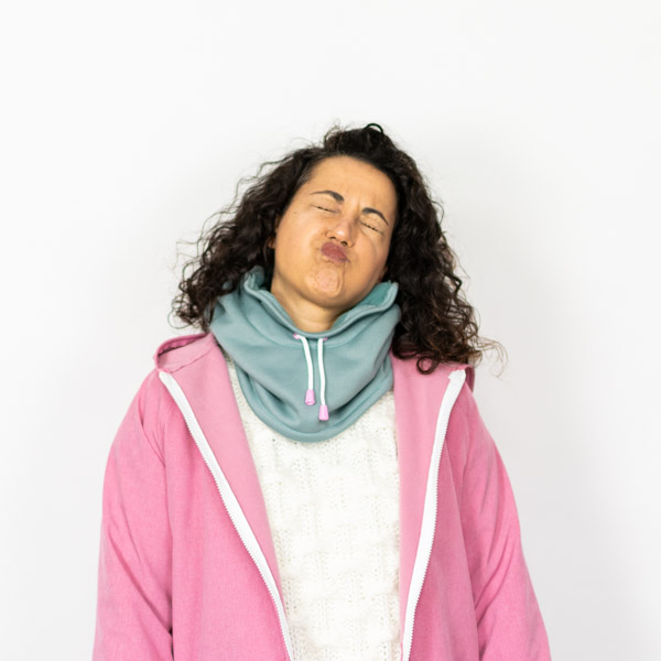 Two-in-One Hood and Neck Warmer for Kids and Adults