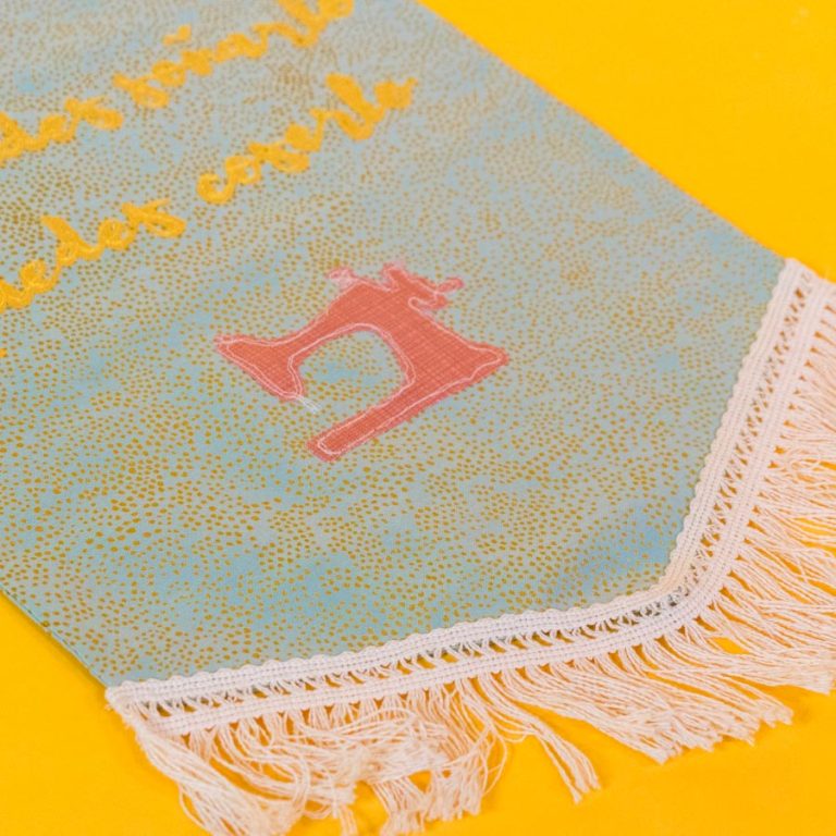 Decorative Fabric Pennant: “If You Can Dream It, You Can Sew It”