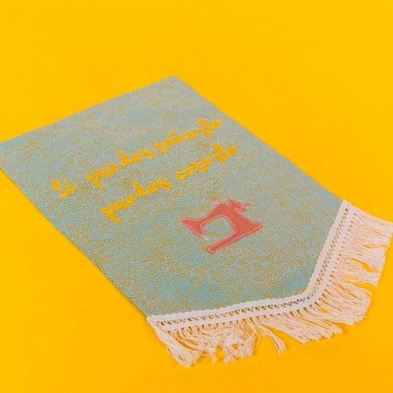Decorative Fabric Pennant: “If You Can Dream It, You Can Sew It”