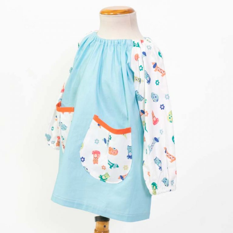 Tina School Smock (with Elasticated Cuffs and Neckline)