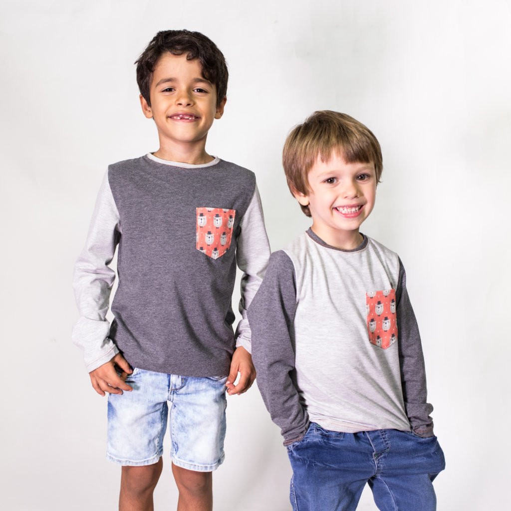 camiseta básica para niño