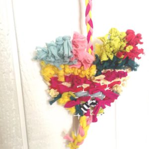 t-shirt yarn heart charitable crafting