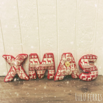 Valentine’s Day letter decor