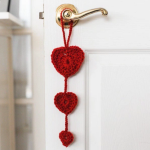 Valentine’s Day crochet decor