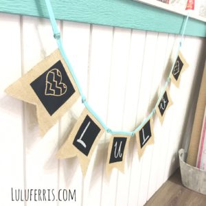 how to make a reusable garland