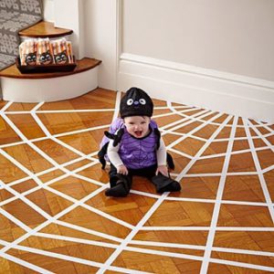 Halloween DIY spider web