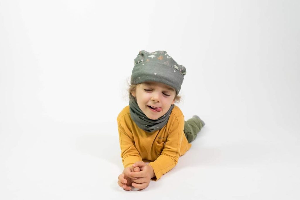 Reversible Hat and Neck Warmer for Kids and Adults
