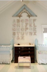 vintage baby room