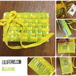 wrapping gifts with T-shirt yarn